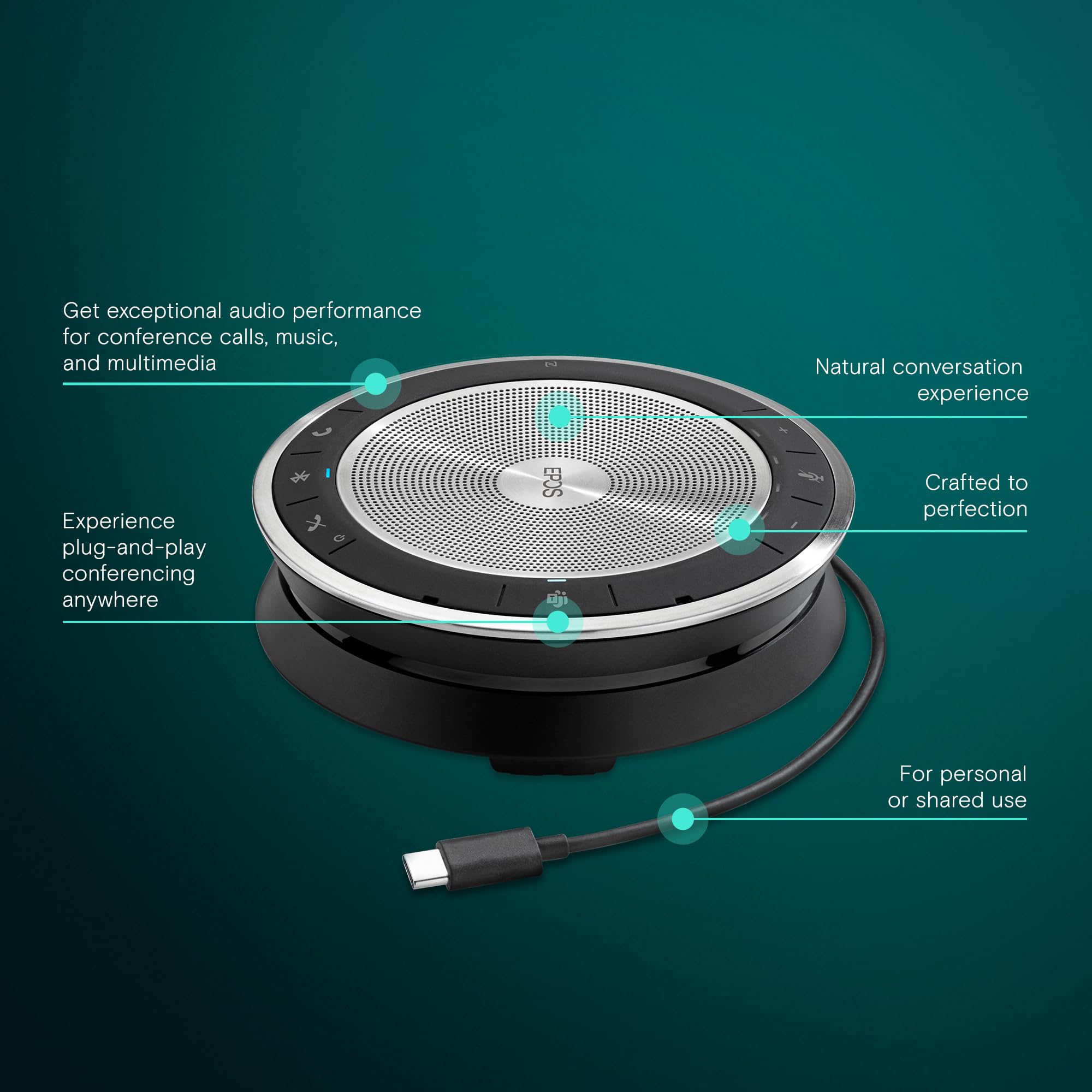 epos-expand-sp-30t-bluetooth-speakerphone-f-r-teams image 2