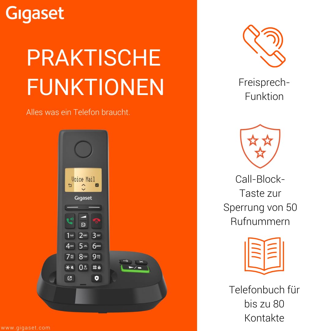 gigaset-pure-220a-dect-telefon-mit-anrufbeantworter-und-call-block-anthrazit image 4