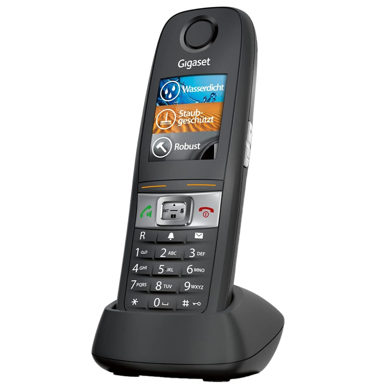 gigaset-e630-robustes-schnurloses-dect-telefon-ip65-schwarz image 1
