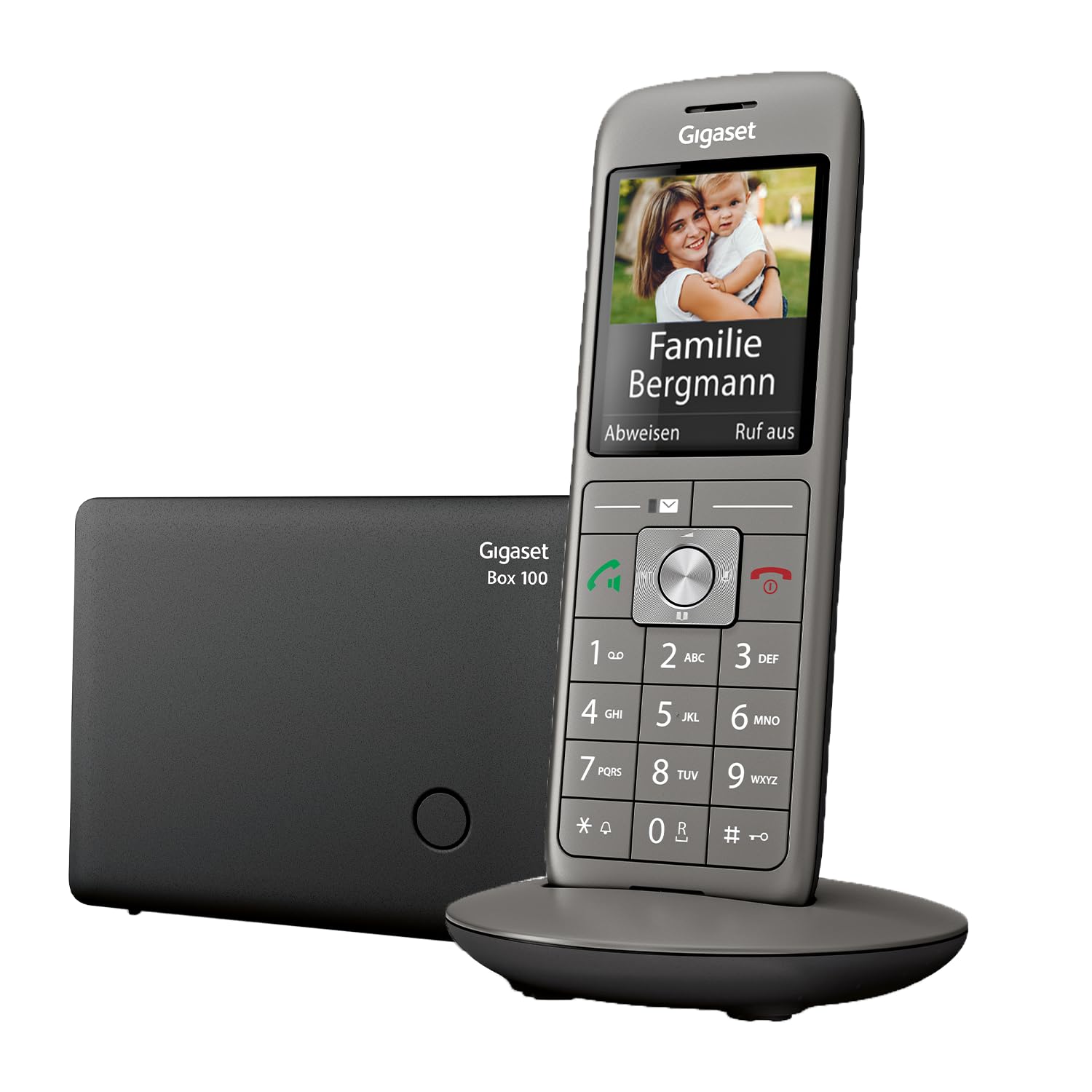 gigaset-cl660-schnurloses-dect-telefon-ohne-anrufbeantworter-anthrazit-metallic image 1