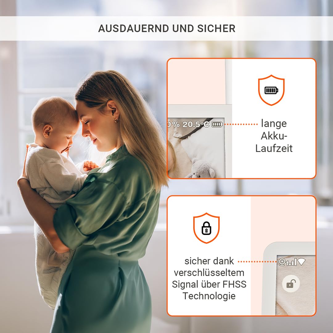 gigaset-baby-700-connected-video-babyphone-5-5-full-hd-touchscreen-cream-white-w image 3