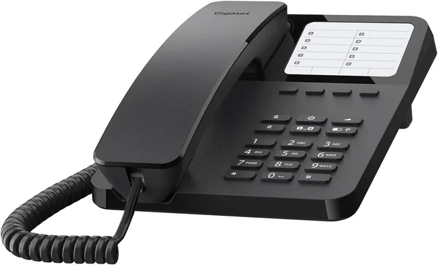 gigaset-desk-400-schnurgebundenes-tischtelefon-schwarz image 1