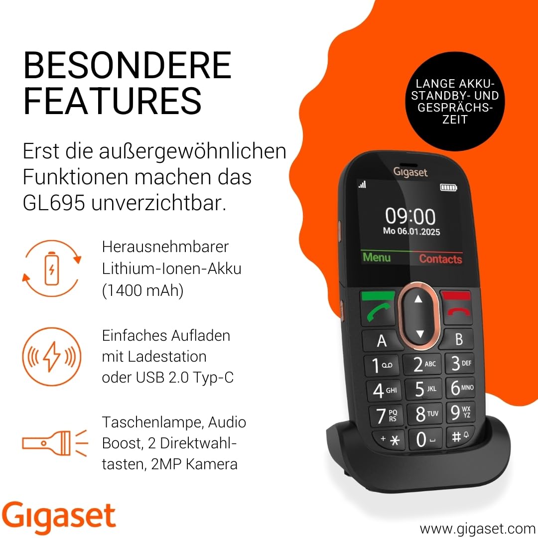 gigaset-gl695-senioren-handy-4g-volte-2-31-zoll-schwarz image 4