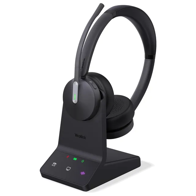 yealink-wh64-dect-bluetooth-hybrid-headset-dual-mit-stand image 1