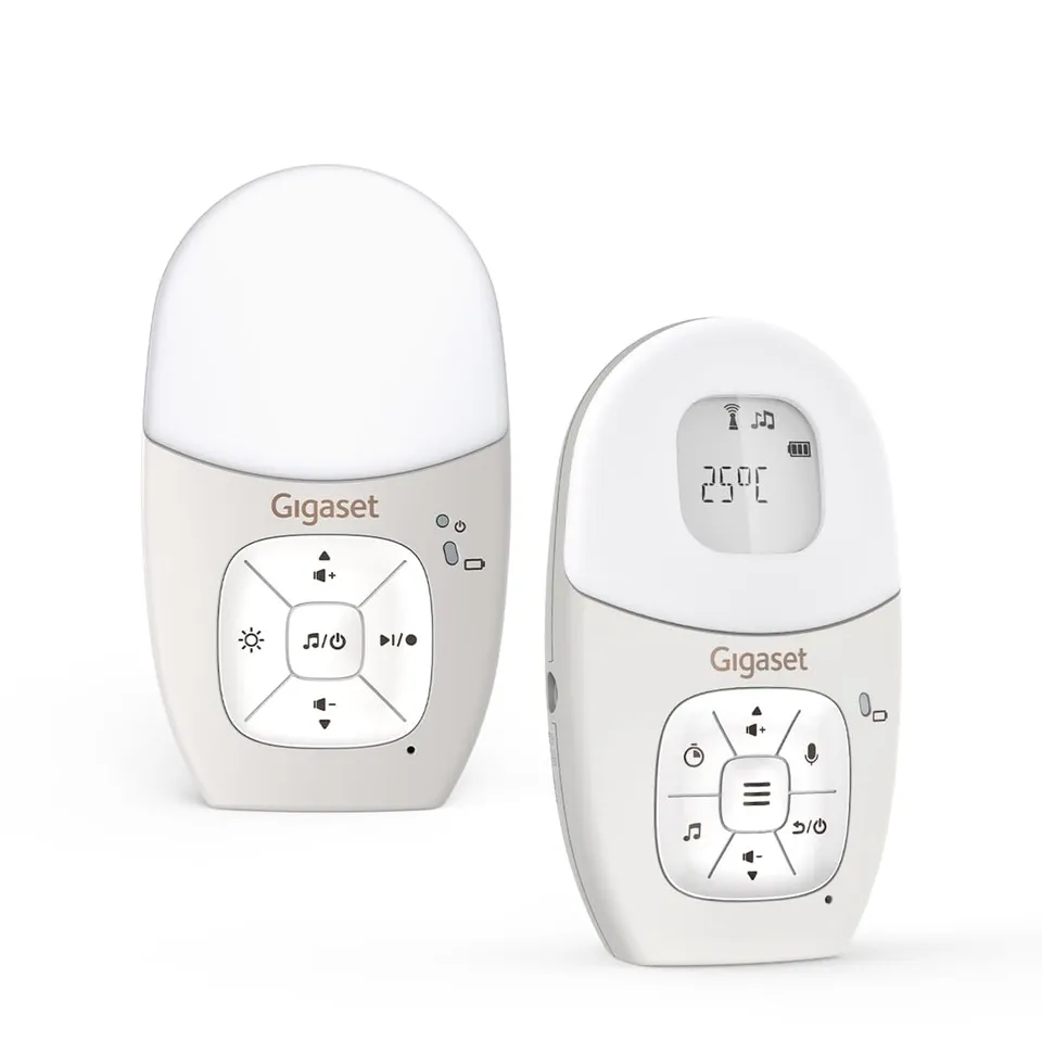 gigaset-baby-100-audio-babyphone-mit-dect-warm-grey image 1