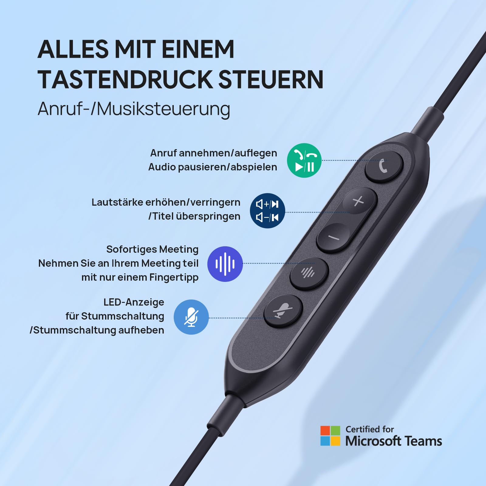 yealink-uh42-mono-usb-headset-kabelgebunden-mit-noise-cancelling-mikrofon-usb-c- image 5