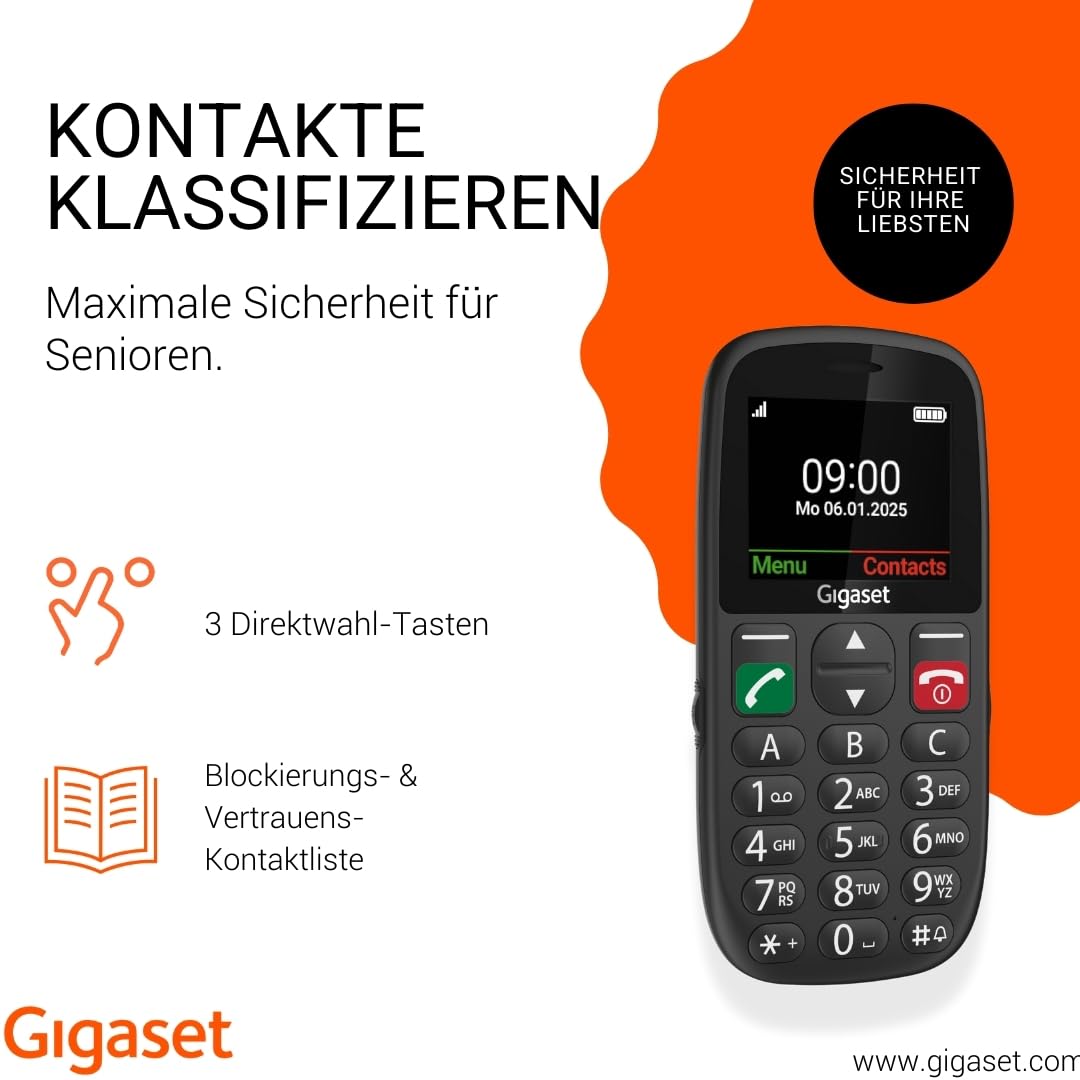 gigaset-gl395-seniorenhandy-mit-sos-taste-2-2-zoll-schwarz image 4