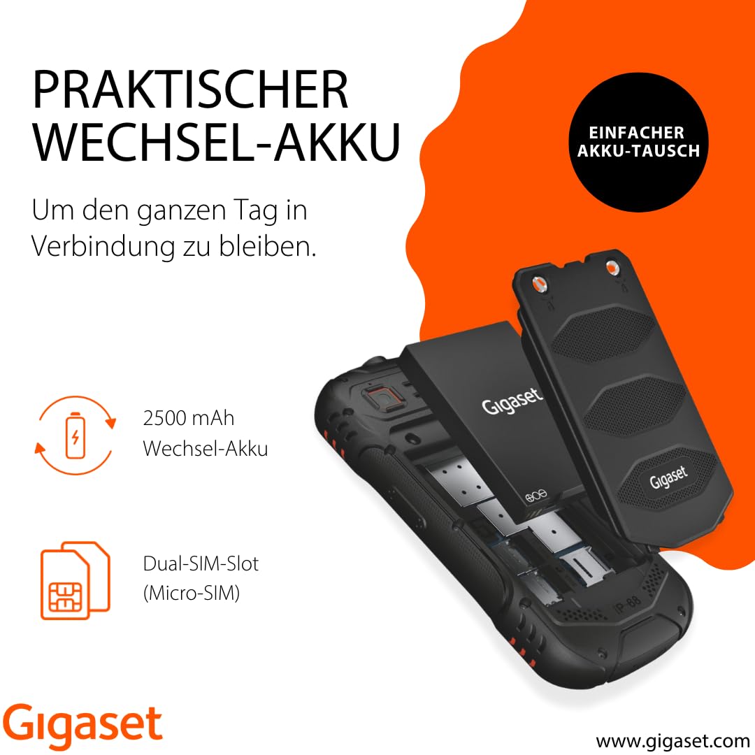 gigaset-glx8-outdoor-tastenhandy-ip68-schwarz-orange image 3