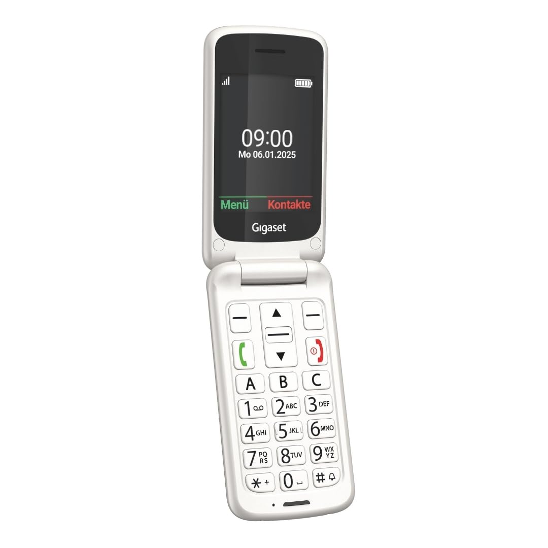 gigaset-gl595-klapphandy-mit-sos-taste-2-8-zoll-perlwei image 1