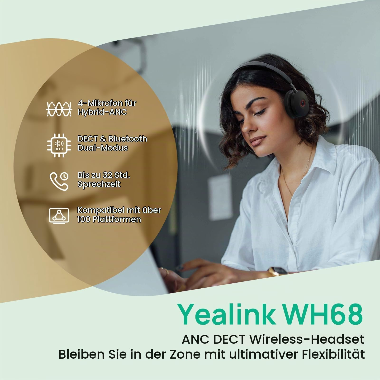 yealink-wh68-anc-dect-kabelloses-on-ear-headset-mit-mikrofon-bluetooth-185m-reic image 2