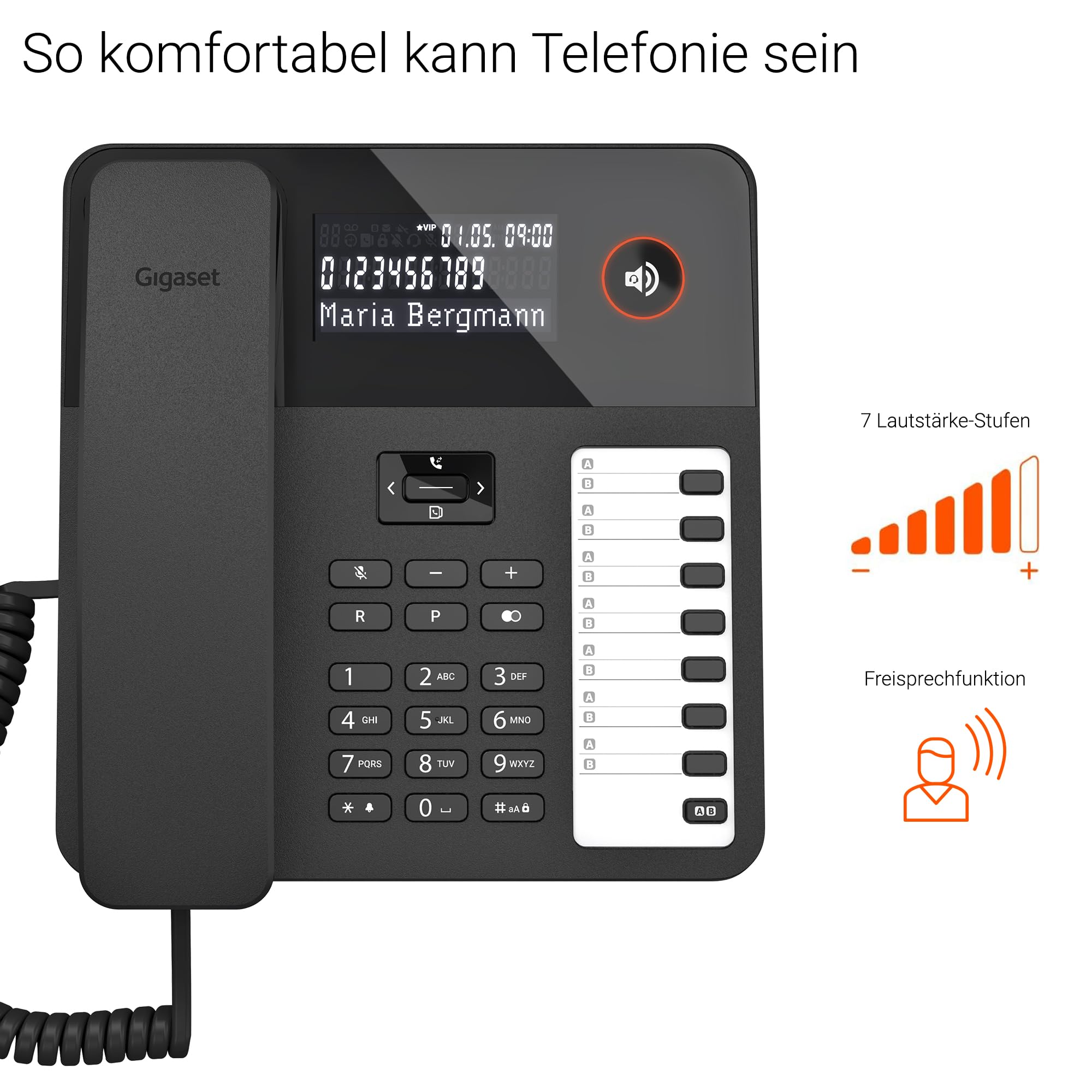 gigaset-desk-600-schnurgebundenes-tischtelefon-schwarz image 4