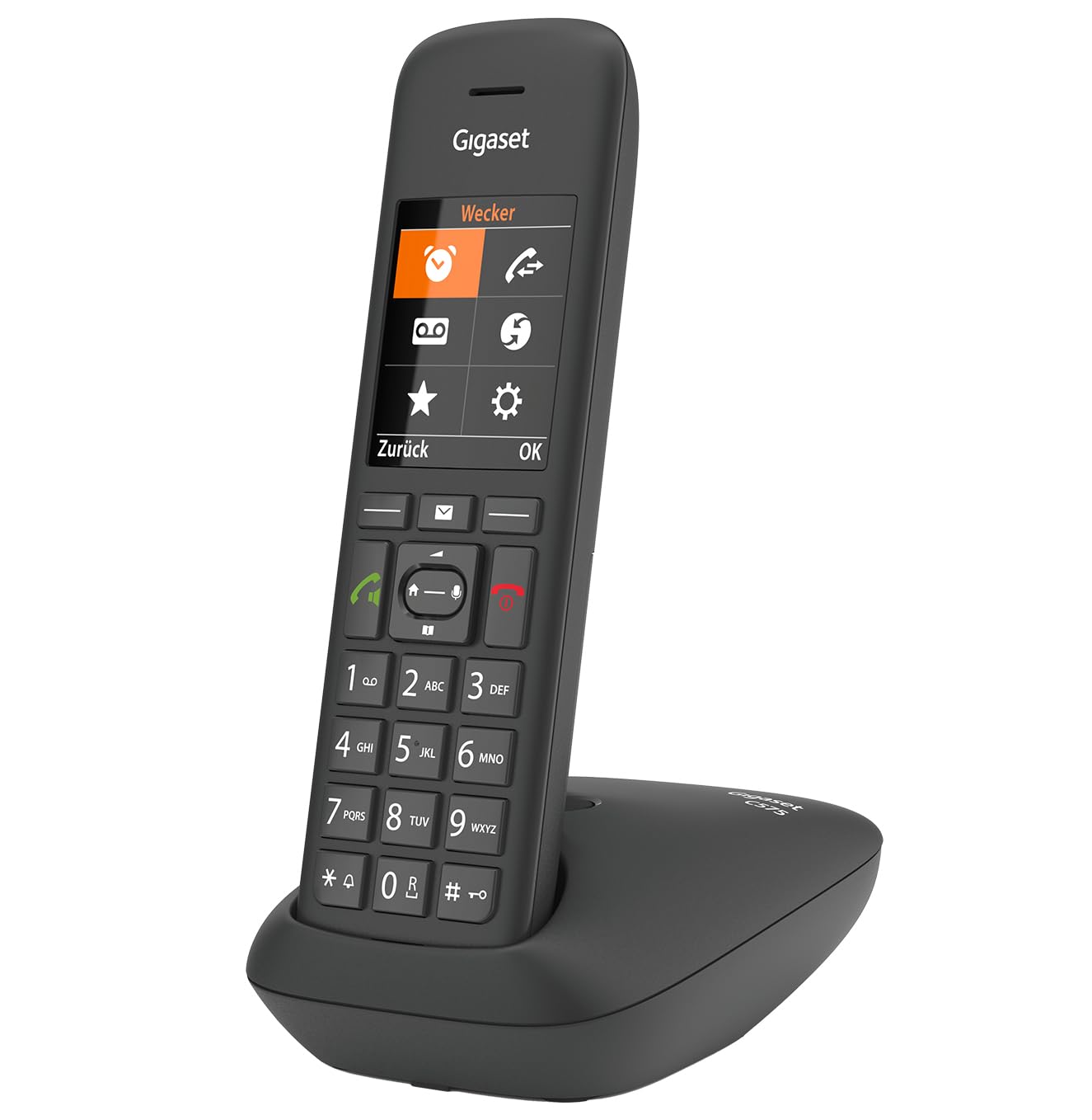gigaset-c575-schnurloses-dect-telefon-mit-basis-farbdisplay-schwarz image 1