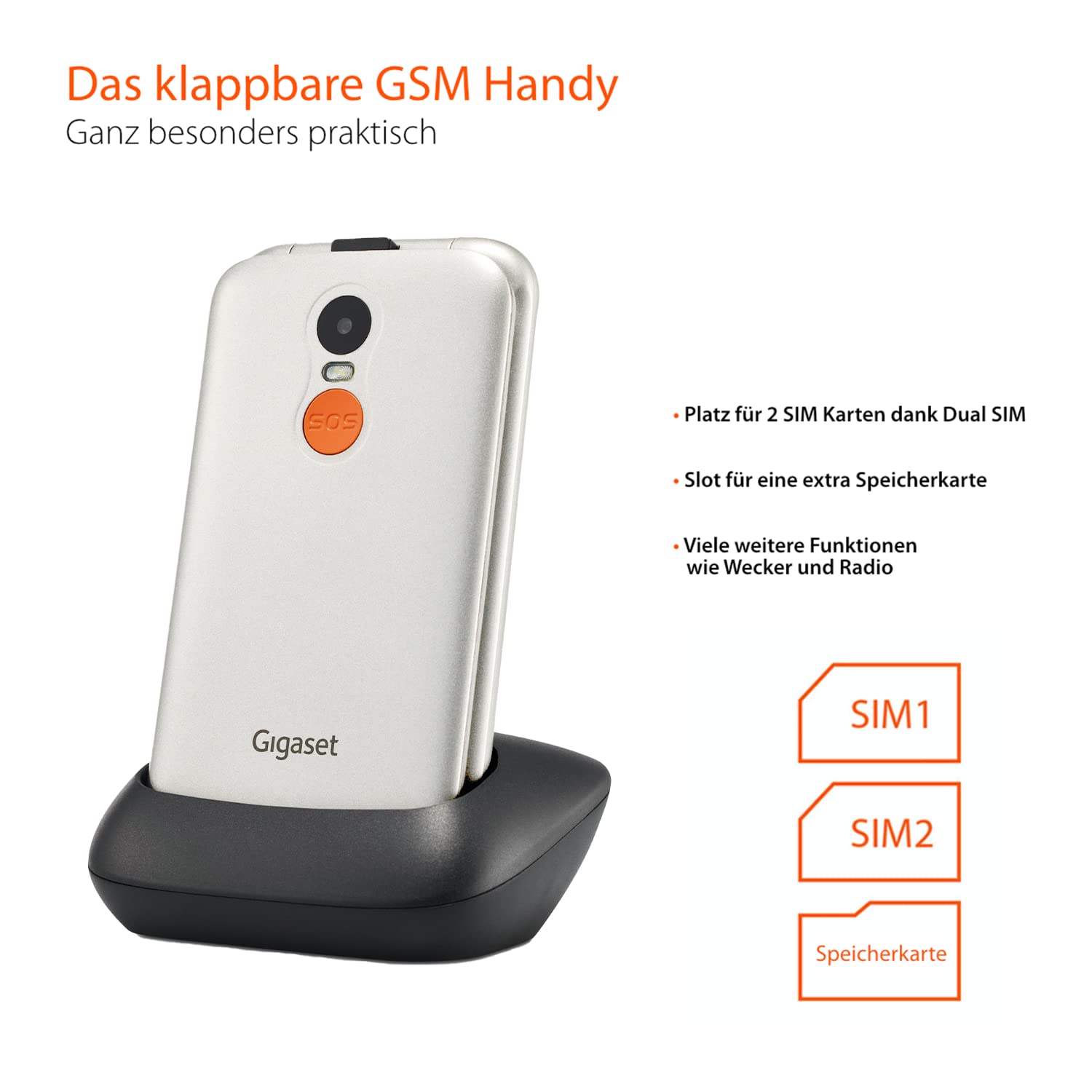 gigaset-gl590-gsm-senioren-klapphandy-2-8-zoll-farbdisplay-sos-pearl-white image 5