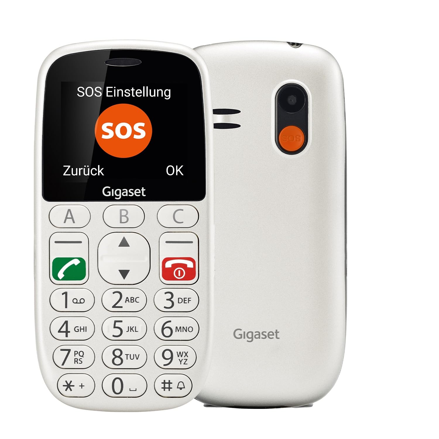 gigaset-gl390-gsm-senioren-handy-mit-sos-taste-titan-silber-ohne-vertrag image 7