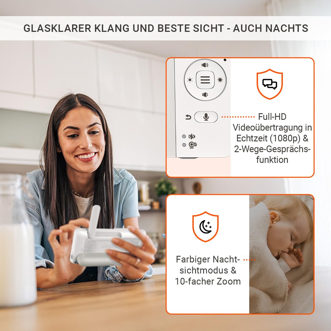 gigaset-baby-700-connected-video-babyphone-5-5-full-hd-touchscreen-cream-white-w image 5
