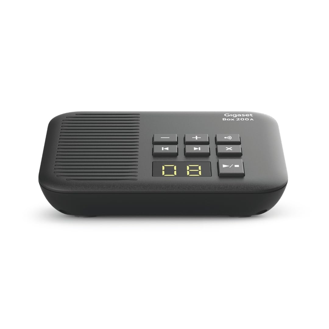 gigaset-box-200a-dect-basis-station-mit-anrufbeantworter-schwarz image 1