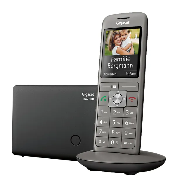 gigaset-cl660-schnurloses-dect-telefon-ohne-anrufbeantworter-anthrazit-metallic image 1
