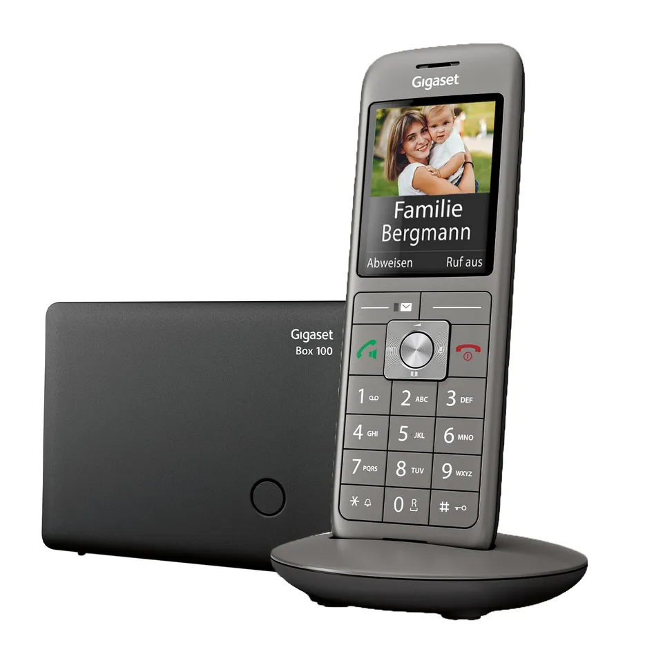 gigaset-cl660-schnurloses-dect-telefon-ohne-anrufbeantworter-anthrazit-metallic image 1