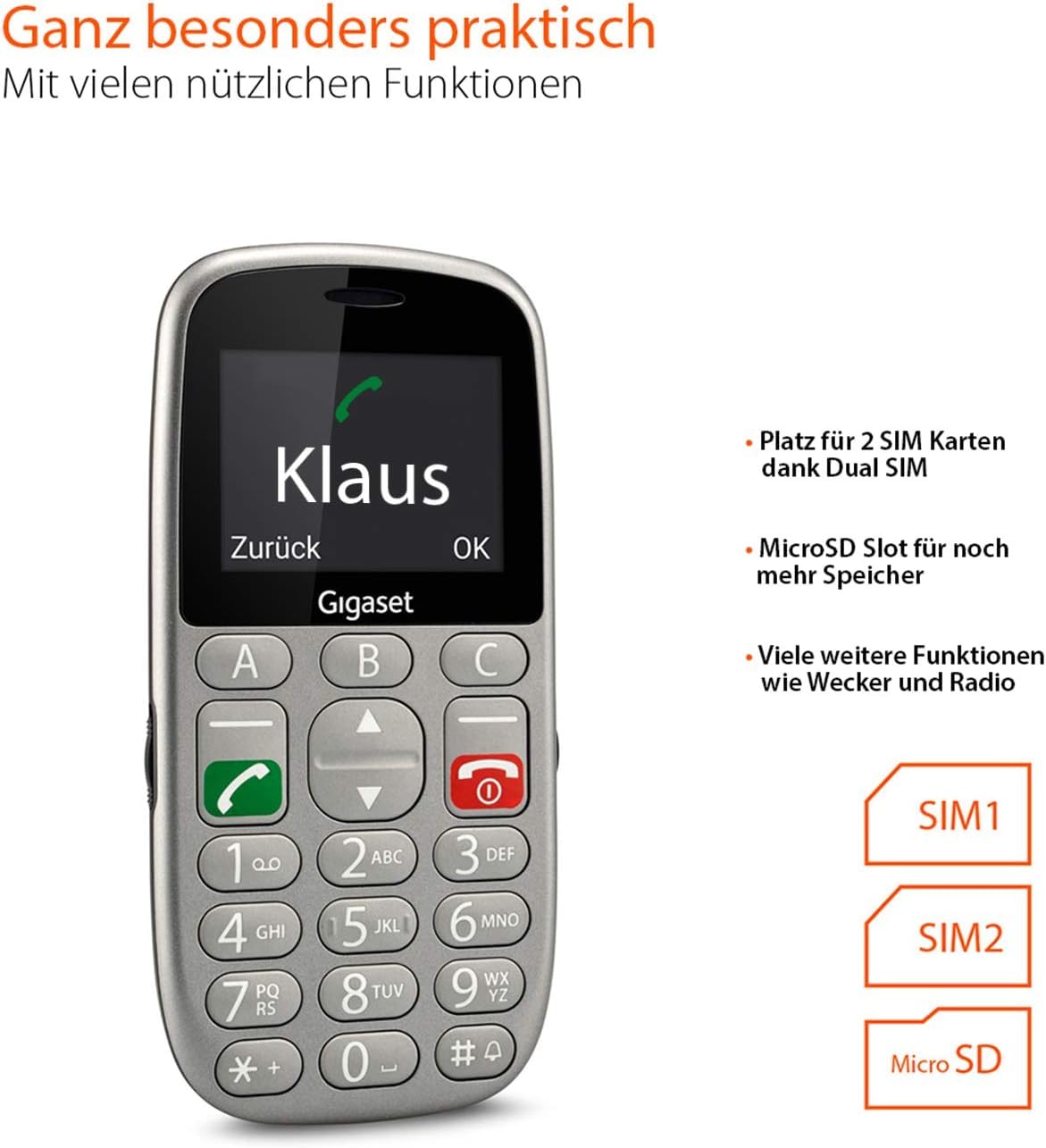 gigaset-gl390-gsm-senioren-handy-mit-sos-taste-titan-silber-ohne-vertrag image 4