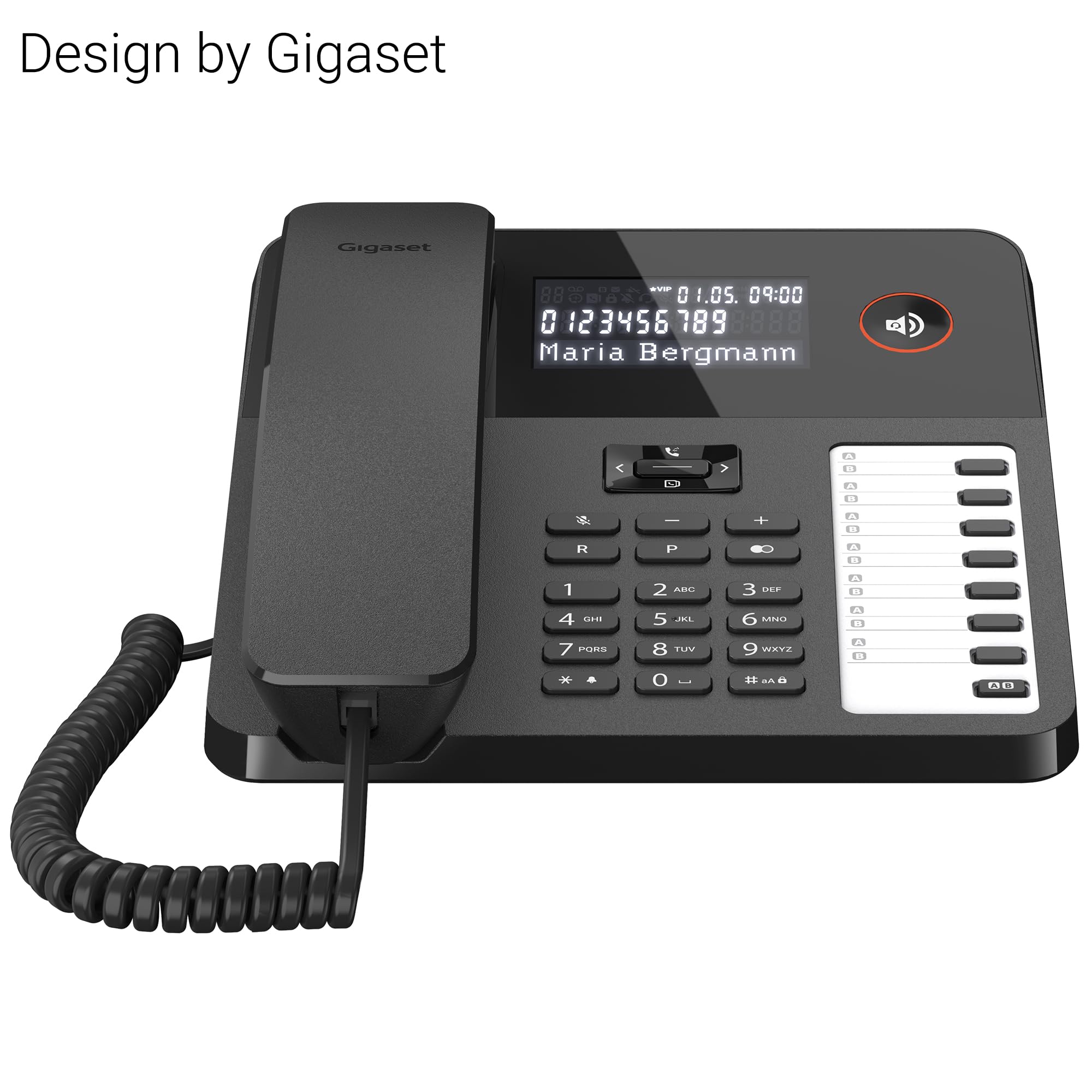 gigaset-desk-600-schnurgebundenes-tischtelefon-schwarz image 5