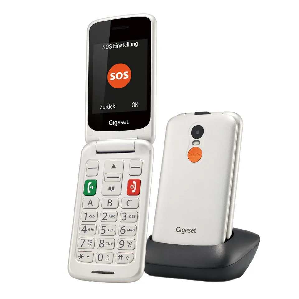 gigaset-gl590-gsm-senioren-klapphandy-2-8-zoll-farbdisplay-sos-pearl-white image 1