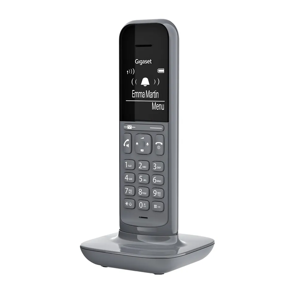 gigaset-cl390hx-design-dect-mobilteil-mit-ladeschale-f-r-fritzbox-grau-ohne-basi image 1