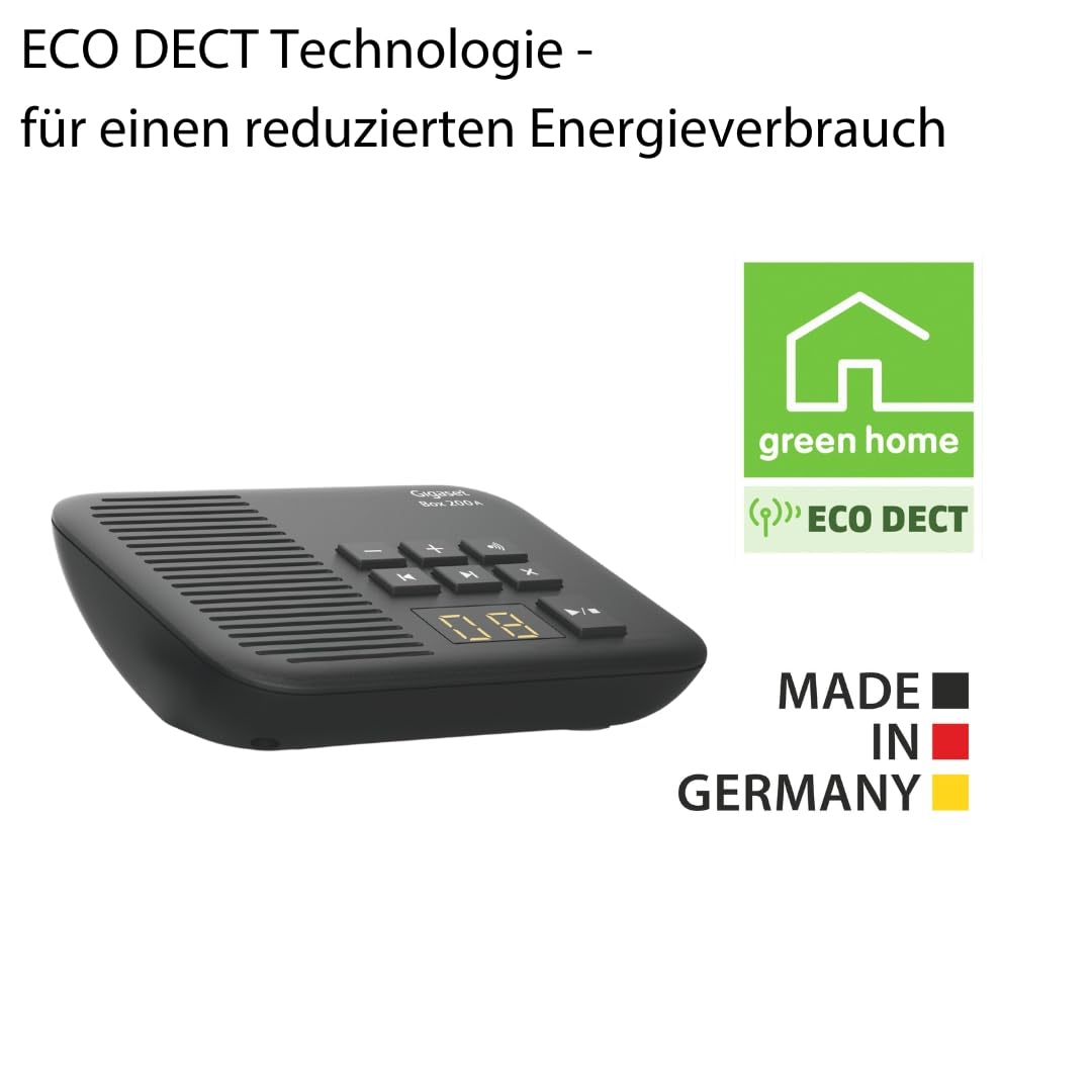 gigaset-box-200a-dect-basis-station-mit-anrufbeantworter-schwarz image 5