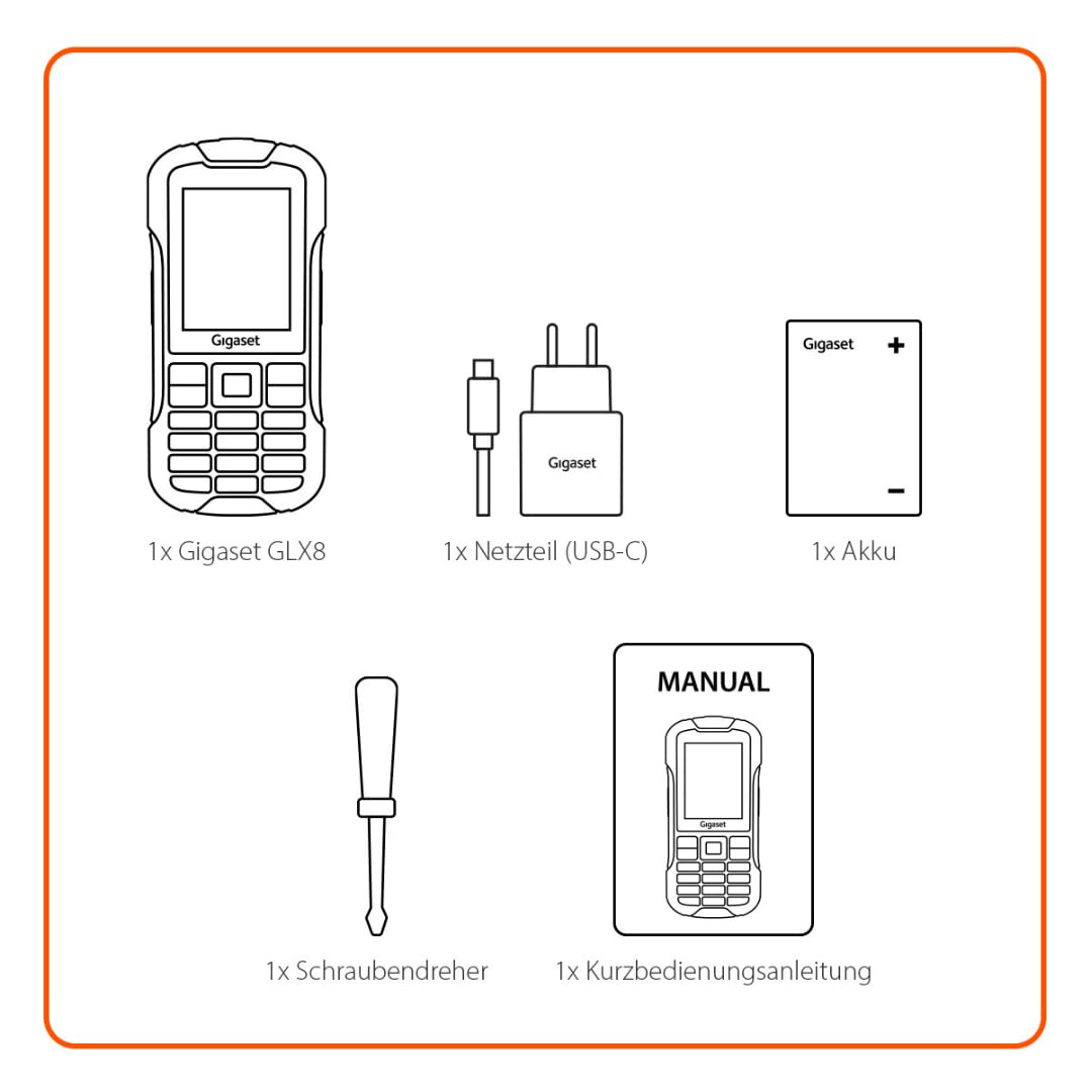 gigaset-glx8-outdoor-tastenhandy-ip68-schwarz-orange image 6