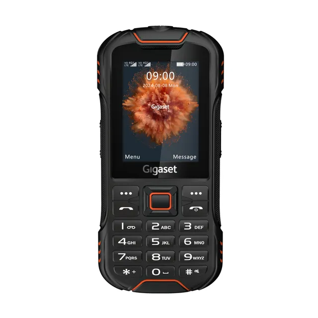 gigaset-glx8-outdoor-tastenhandy-ip68-schwarz-orange image 1