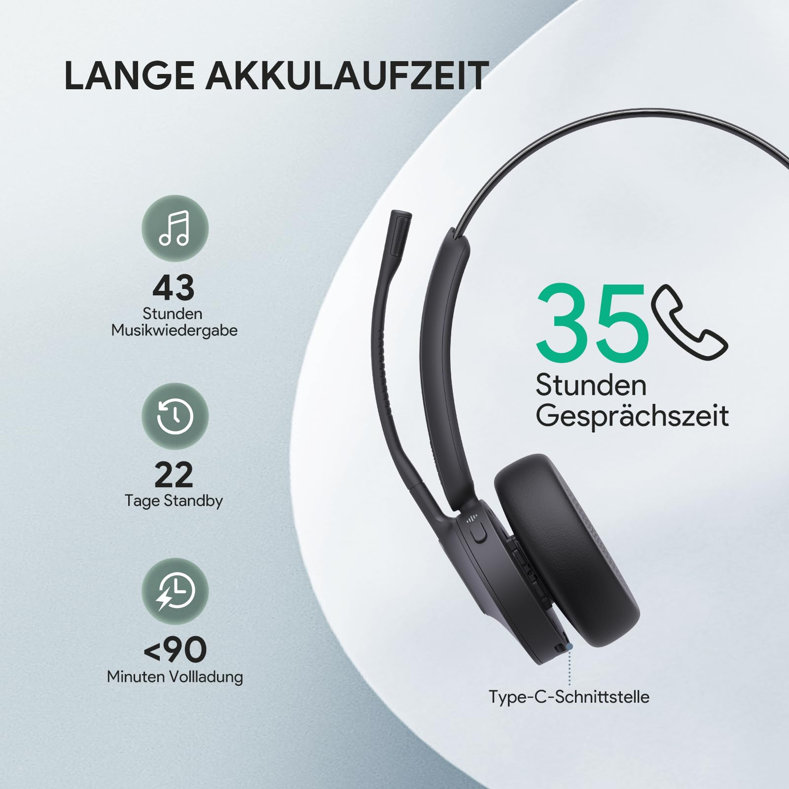 yealink-bh70-mono-bluetooth-headset-mit-mikrofon-und-bt51-dongle image 2