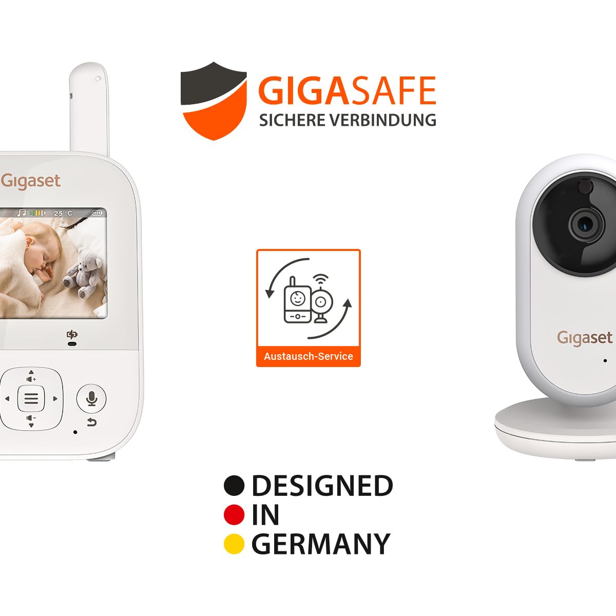 gigaset-baby-300-video-babyphone-mit-kamera-2-8-zoll-lcd-zwei-wege-audio image 7