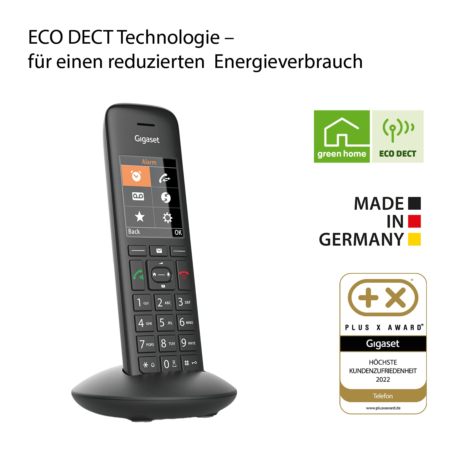 gigaset-c570hx-dect-mobilteil-mit-ladeschale-und-2-2-zoll-display image 6