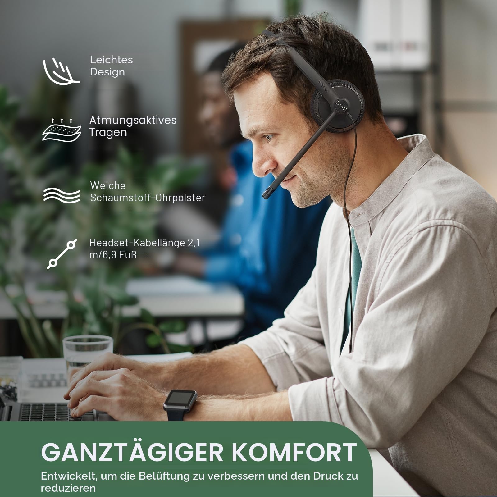 yealink-uh34-lite-kabelgebundenes-pc-headset-usb-a-noise-cancelling image 2