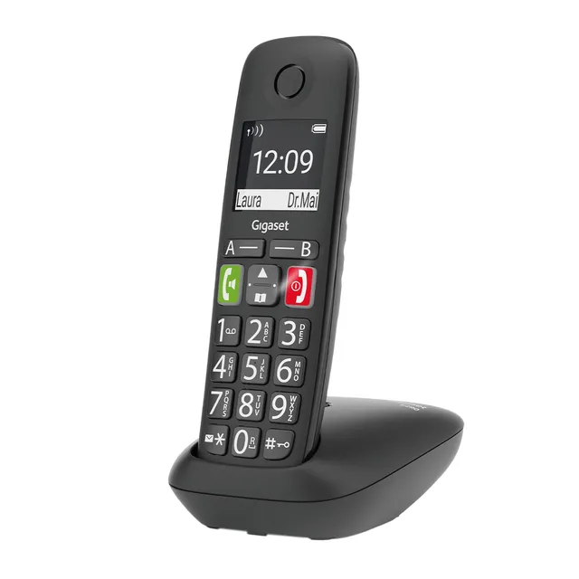 gigaset-e290-schnurloses-senioren-telefon-ohne-ab-schwarz image 1