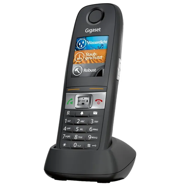 gigaset-e630-robustes-schnurloses-dect-telefon-ip65-schwarz image 1