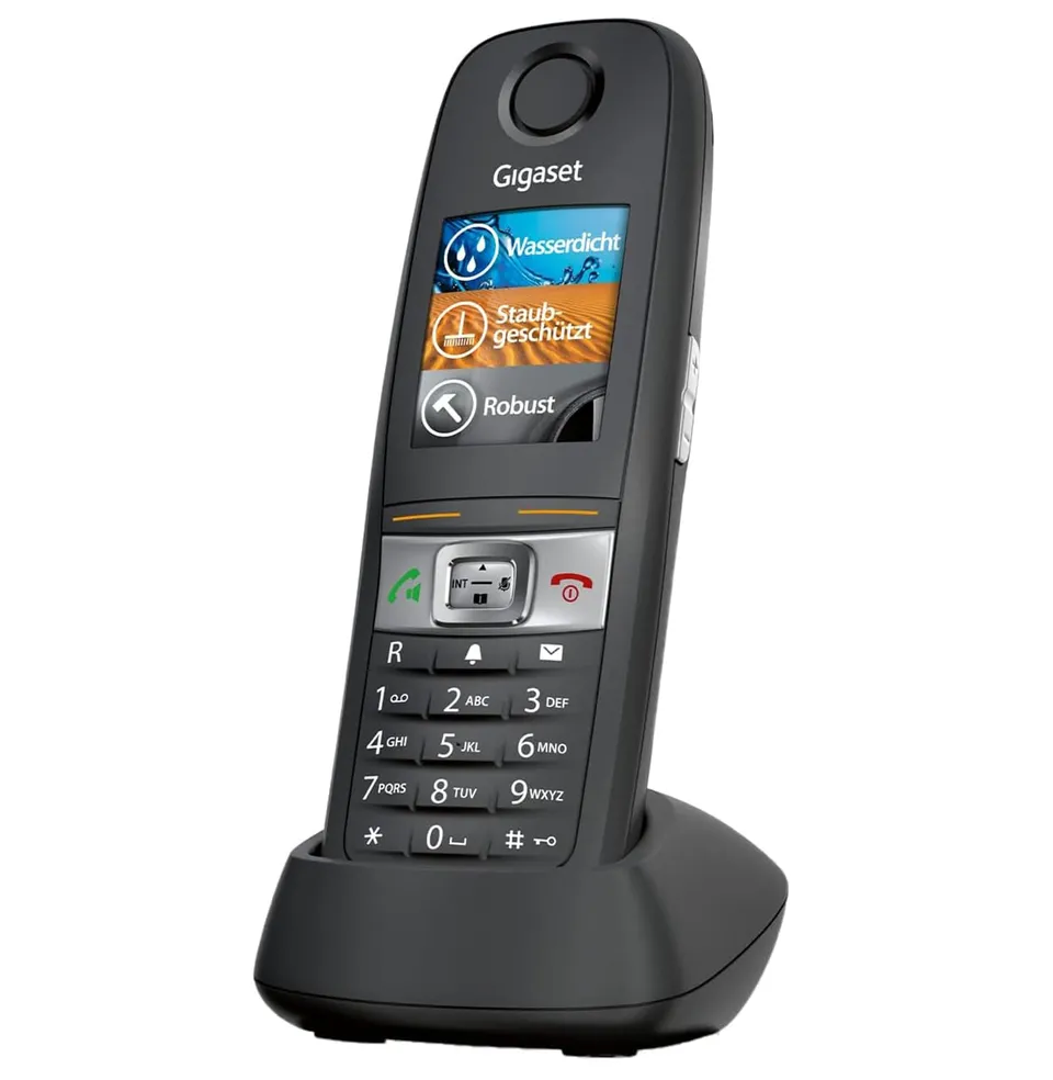 gigaset-e630-robustes-schnurloses-dect-telefon-ip65-schwarz image 1