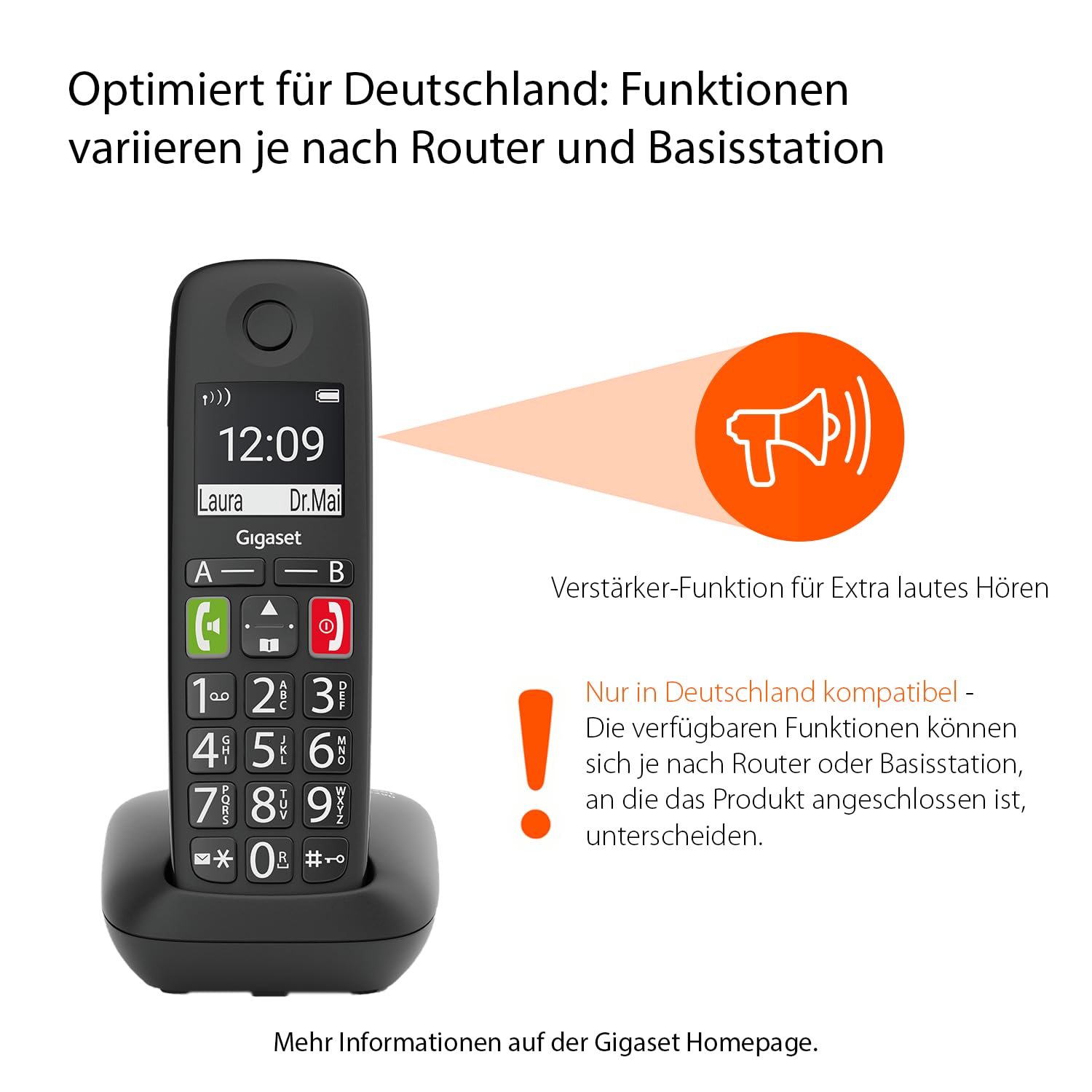 gigaset-e290-schnurloses-senioren-telefon-ohne-ab-schwarz image 2