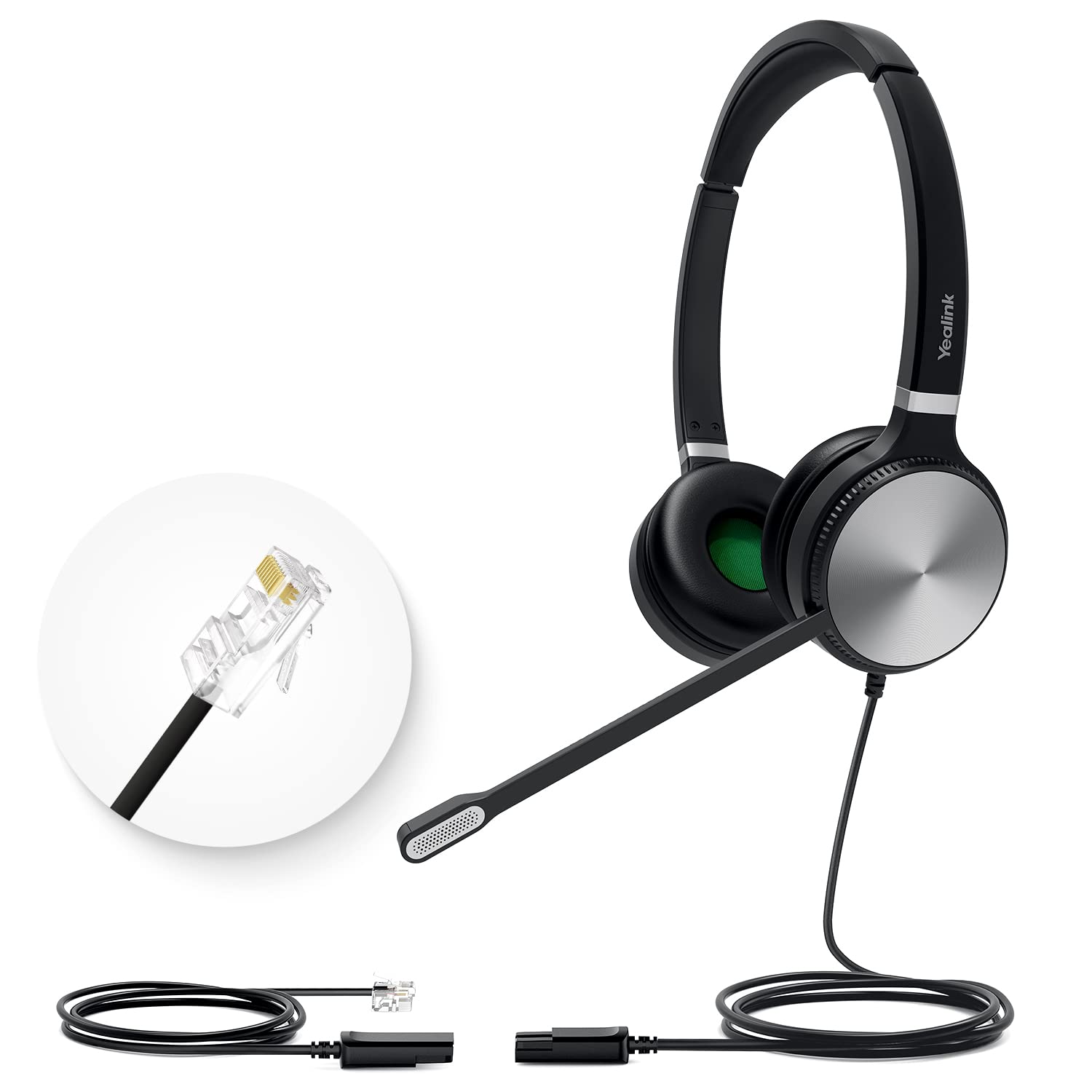 yealink-yhs36-rj9-headset-kabelgebundenes-b-ro-headset-mit-mikrofon image 1