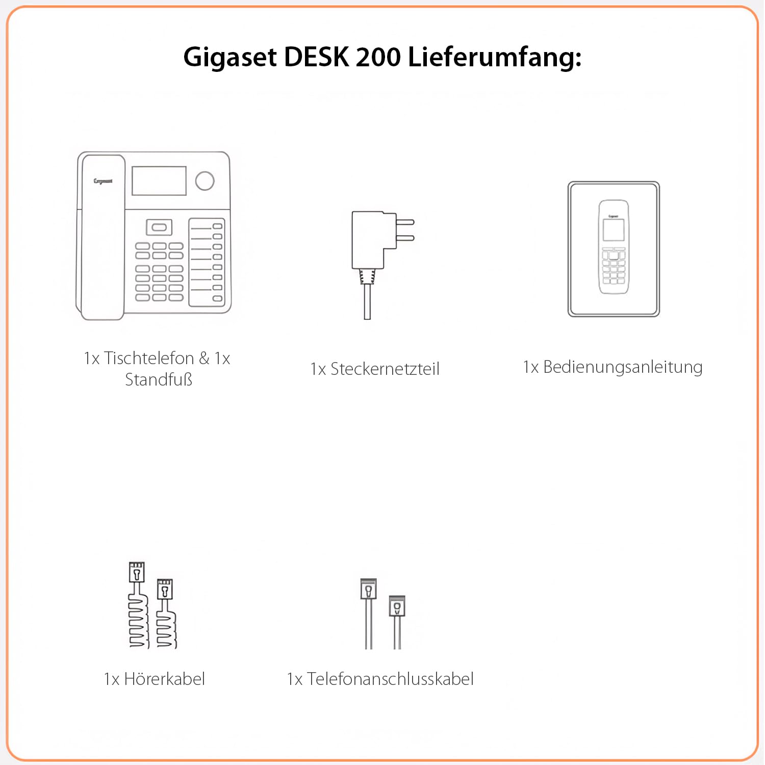 gigaset-desk-200-schnurgebundenes-telefon-schwarz-platzsparend-wandmontierbar image 6