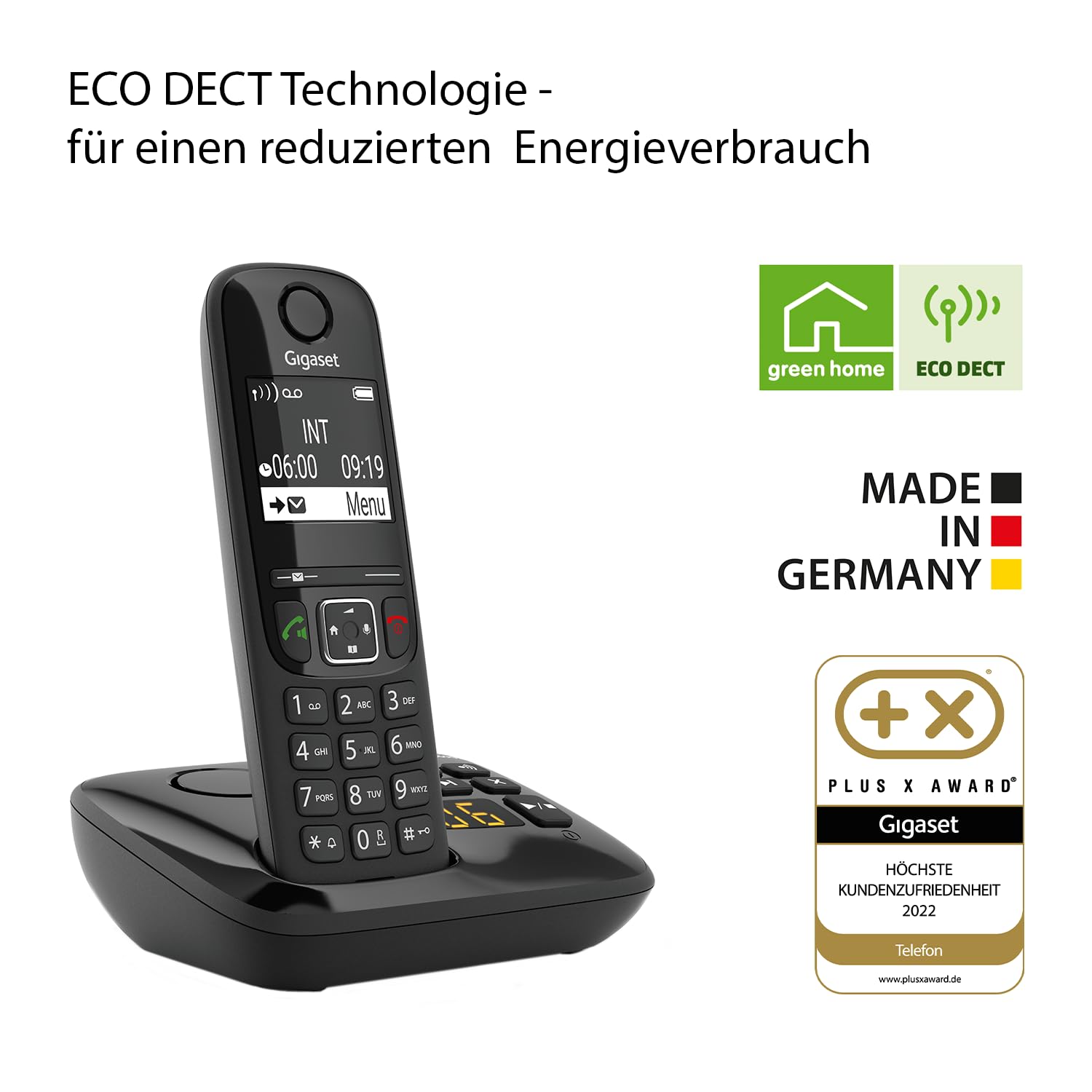 gigaset-as690a-trio-3x-dect-telefon-mit-anrufbeantworter-schwarz image 5