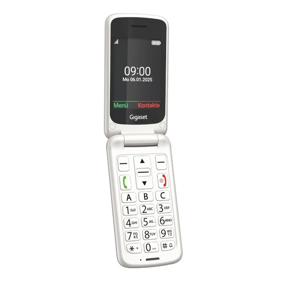 gigaset-gl595-klapphandy-mit-sos-taste-2-8-zoll-perlwei image 1