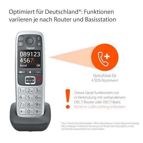 gigaset-e560hx-dect-mobilteil-schnurloses-senioren-telefon-f-r-fritzbox-silber-o image 8