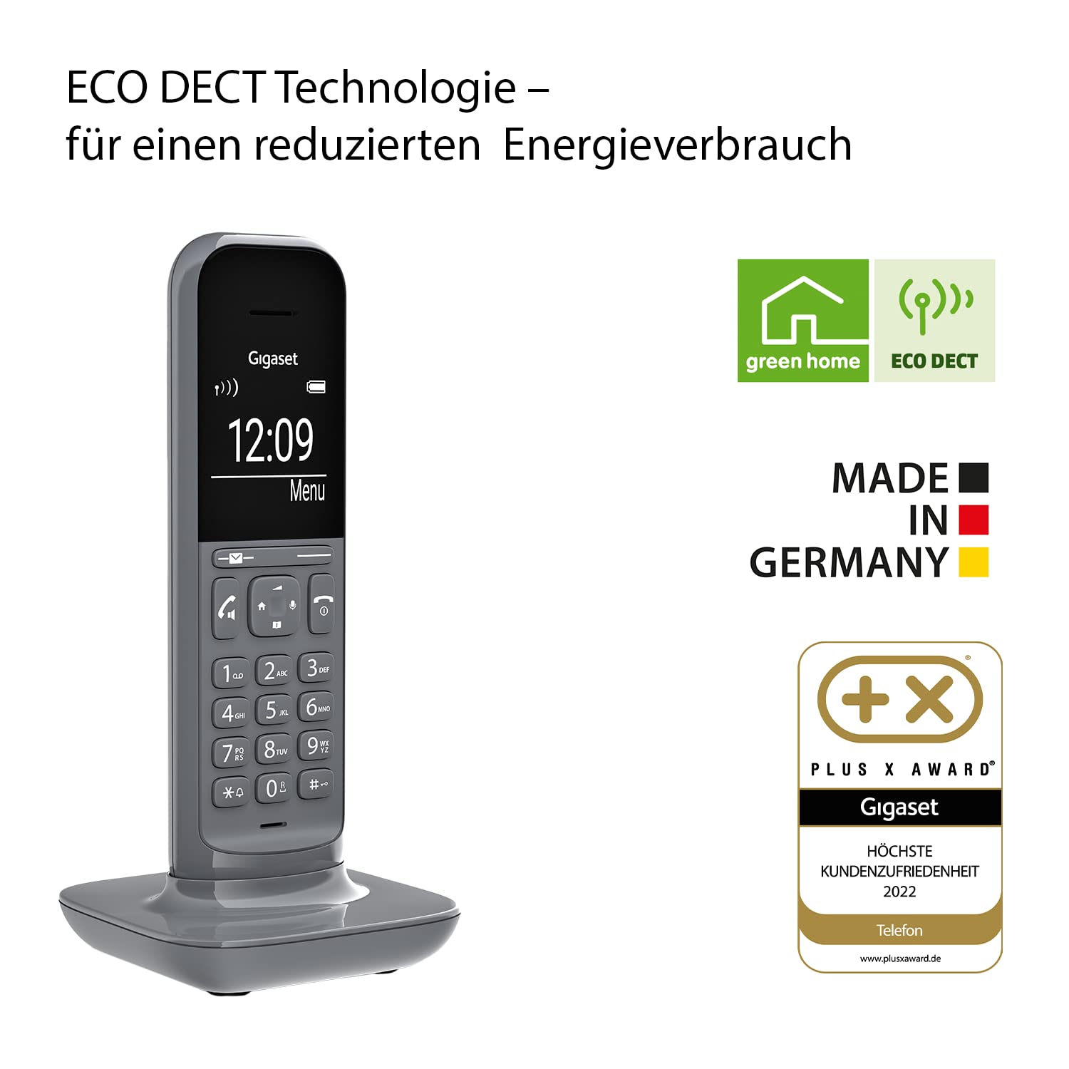 gigaset-cl390hx-design-dect-mobilteil-mit-ladeschale-f-r-fritzbox-grau-ohne-basi image 5