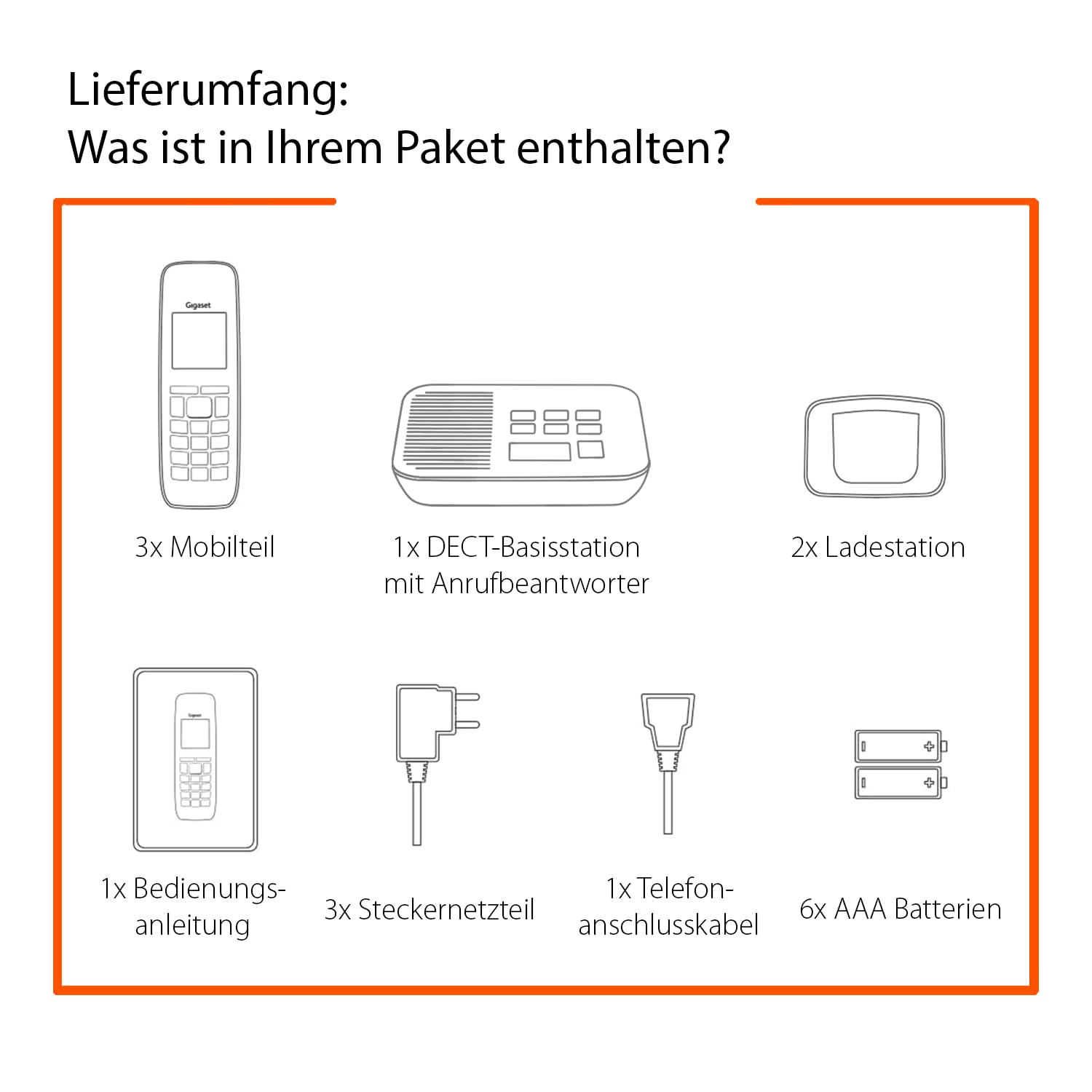 gigaset-as690a-trio-3x-dect-telefon-mit-anrufbeantworter-schwarz image 6