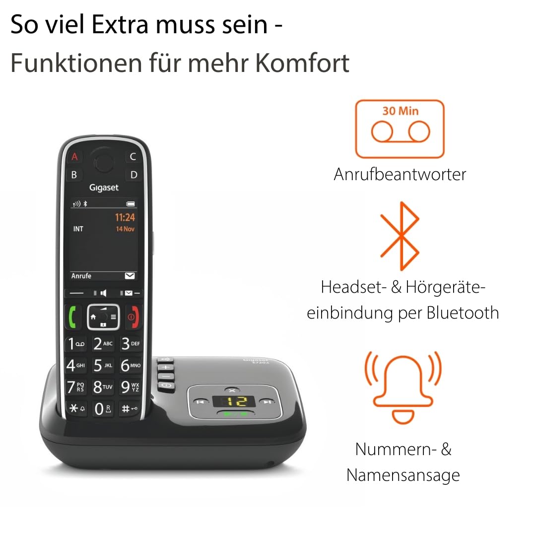 gigaset-e720a-premium-senioren-dect-telefon-mit-anrufbeantworter-bluetooth-schwa image 4