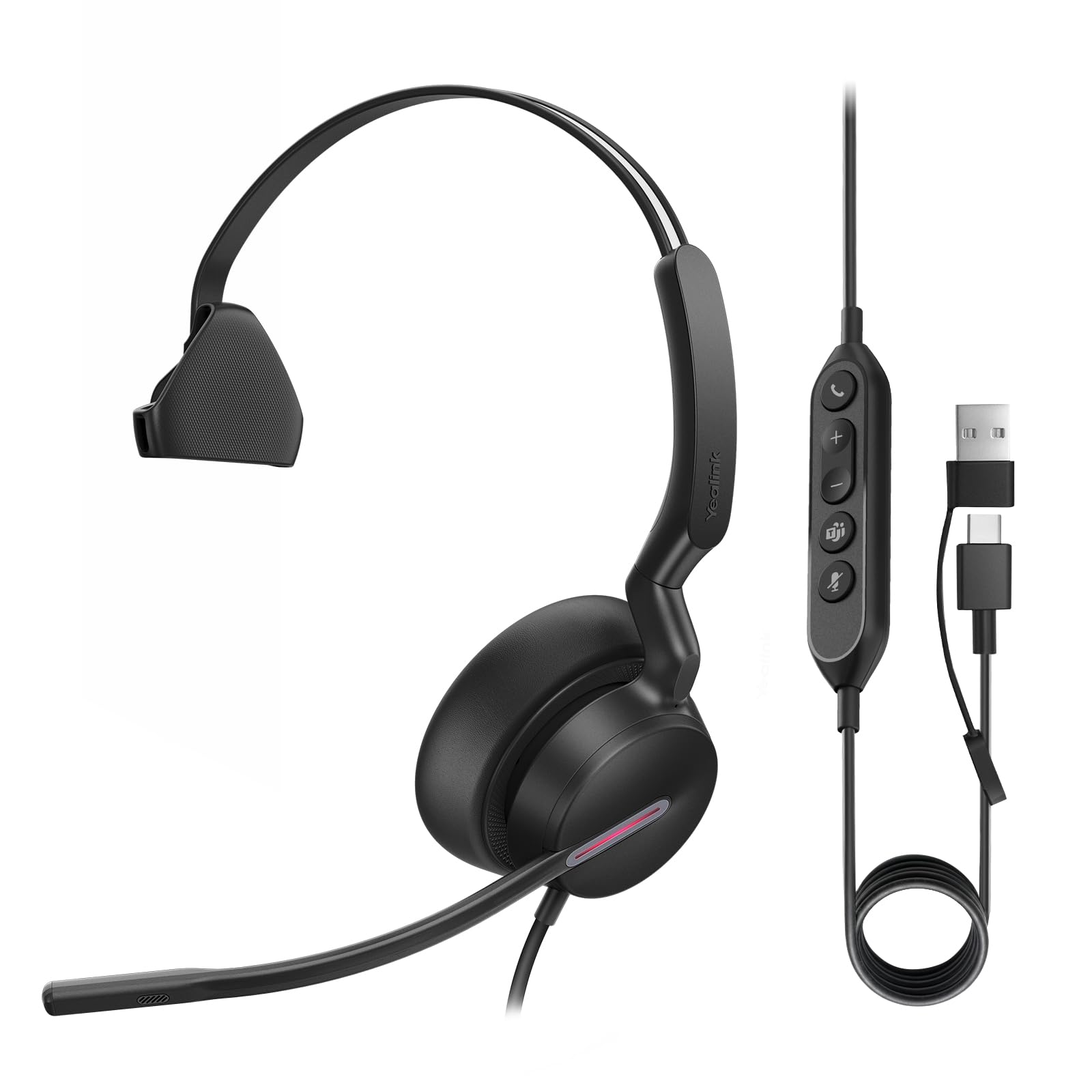 yealink-uh46-mono-usb-headset-mit-mikrofon-usb-c-a image 1