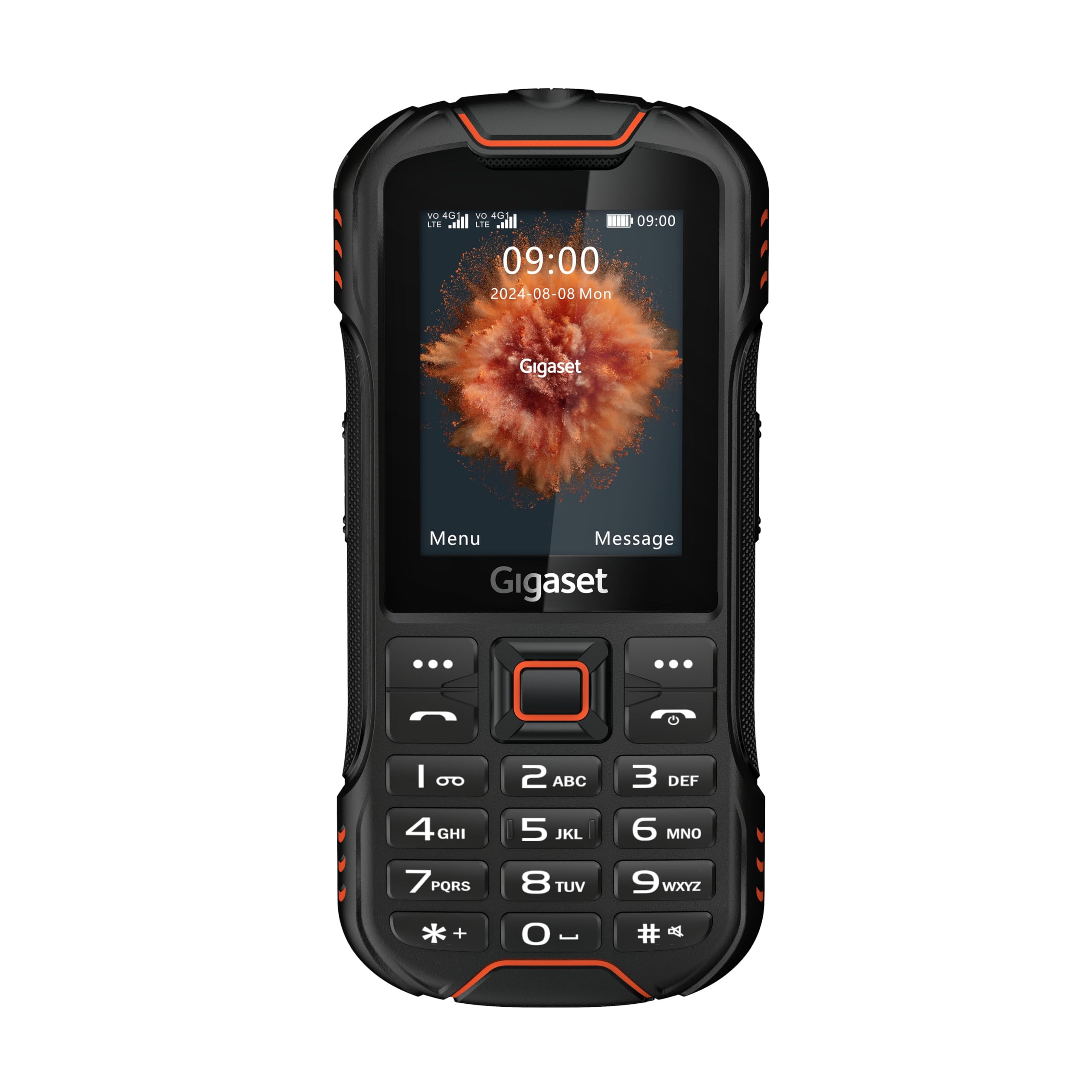 gigaset-glx8-outdoor-tastenhandy-ip68-schwarz-orange image 1