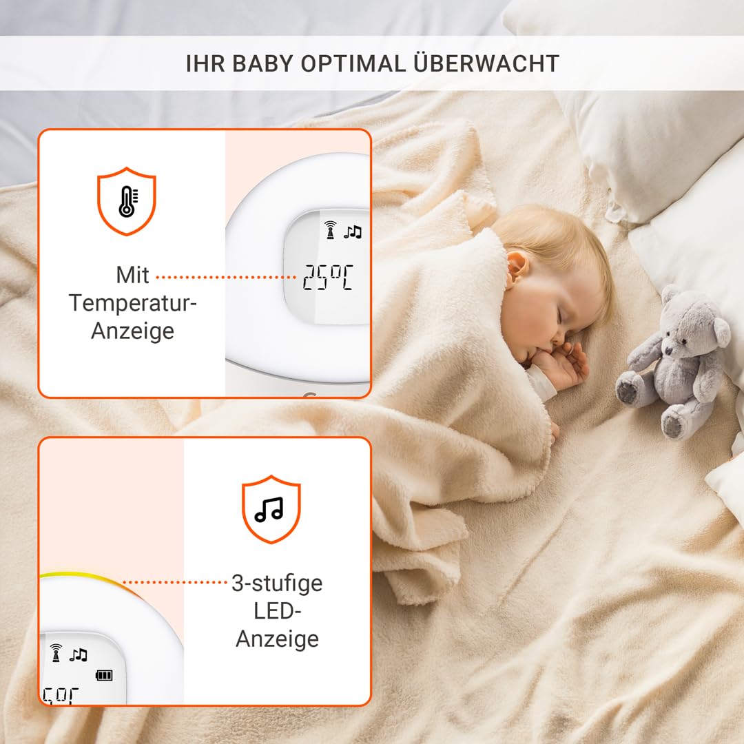 gigaset-baby-100-audio-babyphone-mit-dect-warm-grey image 4