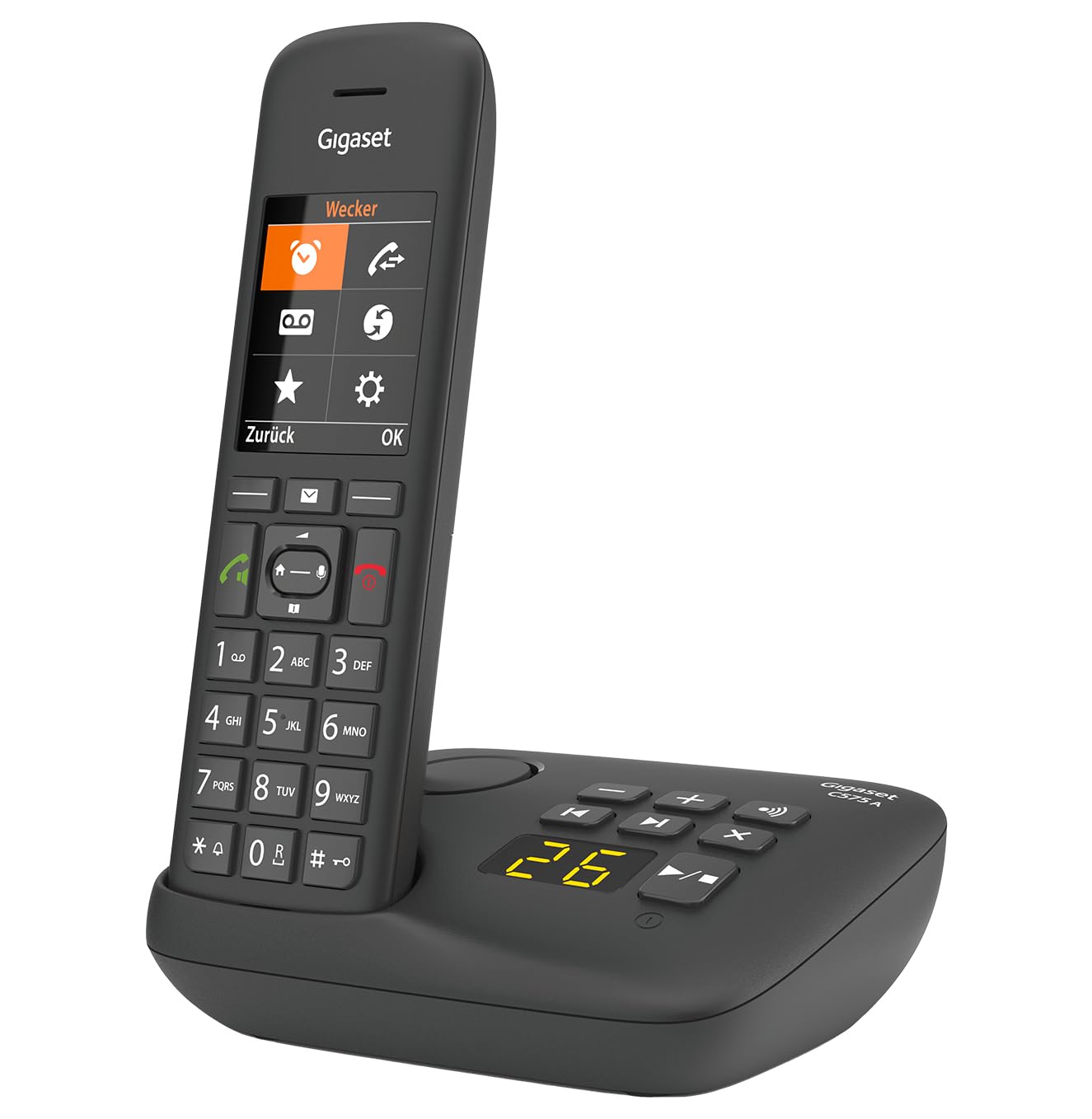 gigaset-c575-schnurloses-dect-telefon-mit-basis-farbdisplay-schwarz image 8