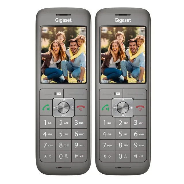 gigaset-cl660hx-duo-dect-mobilteil-set-2x-mit-ladeschale-anthrazit-metallic-frit image 1
